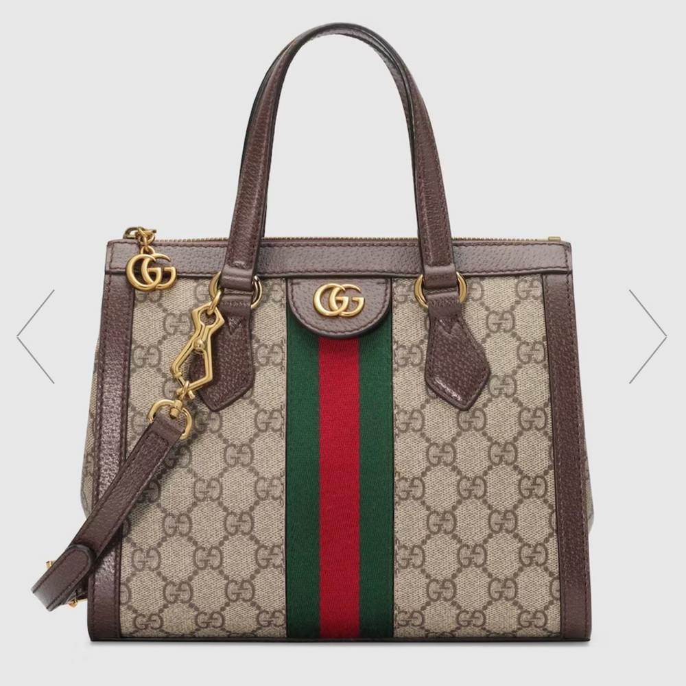 OPHIDIA GG SMALL TOTE BAG